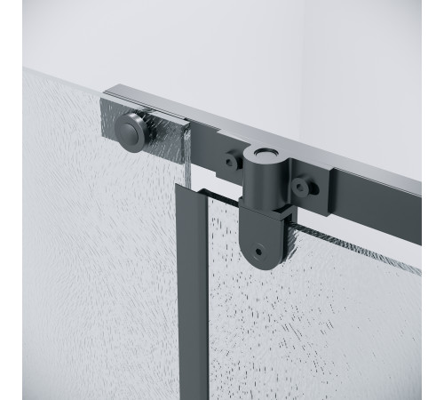 Дверь в нишу Grossman Classic 100.K33.04.100.10.00 (100х195) хром,стекло прозрачное,раздвижная