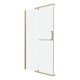 Дверь в нишу Grossman Pragma 100.K33.03.120.32.00 (120х195) золото сатин,стекло прозрачное,распашная
