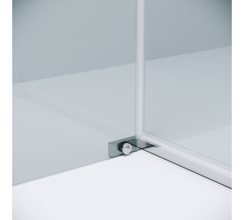 Боковая стенка Grossman Pragma 200.K33.03.100.10.00 (100х195) хром,стекло прозрачное