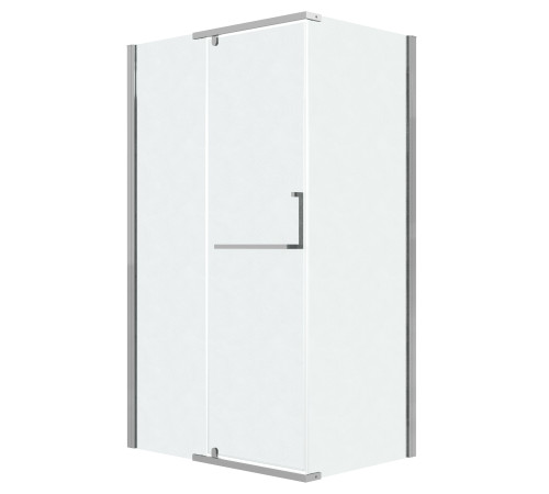Душевое ограждение Grossman Pragma 100.K33.03.100.10.02-200.K33.03.90.10.02 (100х90х195) распашная(левая),хром,стекло шиншилла