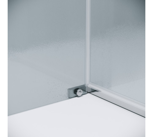 Душевое ограждение Grossman Pragma 100.K33.03.100.10.02-200.K33.03.90.10.02 (100х90х195) распашная(левая),хром,стекло шиншилла