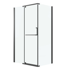 Душевое ограждение Grossman Pragma 100.K33.03.100.21.00-200.K33.03.100.21.00 (100х100х195) раздвижная,черный матовый,стекло прозрачное
