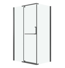 Душевое ограждение Grossman Pragma 100.K33.03.120.42.00-200.K33.03.100.42.00 (120х100х195) раздвижная,графит сатин,стекло прозрачное