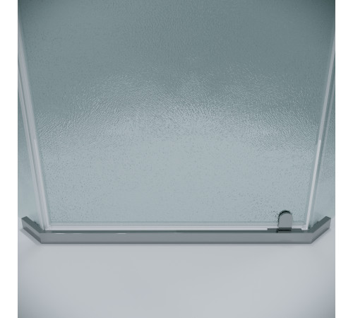 Душевое ограждение Grossman Pragma 302.K33.03.9090.10.02 (90х90х195) трапеция,распашная,хром,стекло шиншилла