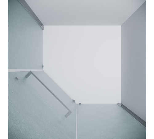 Душевое ограждение Grossman Pragma 302.K33.03.9090.10.02 (90х90х195) трапеция,распашная,хром,стекло шиншилла