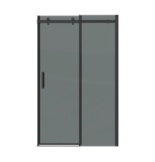 Дверь в нишу Grossman Classic 100.K33.04.100.21.10 (100х195) черный матовый,стекло тонированное,раздвижная