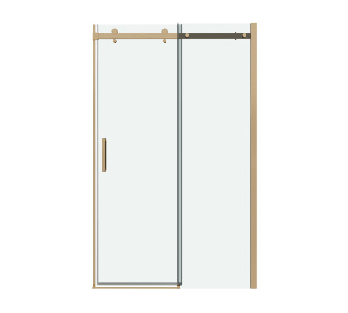 Дверь в нишу Grossman Classic 100.K33.04.110.32.00 (110х195) золото сатин,стекло прозрачное,раздвижная