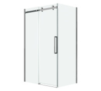 Душевое ограждение Grossman Classic 100.K33.04.130.10.00-200.K33.04.70.10.00 (130х70х195) раздвижная,хром,стекло прозрачное