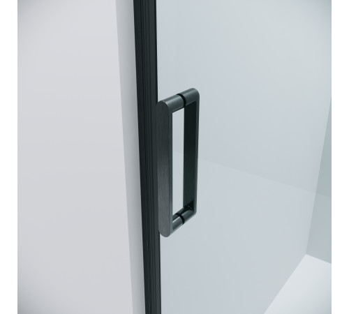 Душевое ограждение Grossman Classic 100.K33.04.130.42.00-200.K33.04.80.42.00 (130х80х195) раздвижная,графит сатин,стекло прозрачное