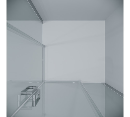 Душевое ограждение Grossman Classic 300.K33.04.1010.10.00 (100х100х195) квадрат,раздвижная,хром,стекло прозрачное