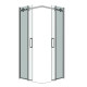 Душевое ограждение Grossman Classic 300.K33.04.1010.10.00 (100х100х195) квадрат,раздвижная,хром,стекло прозрачное
