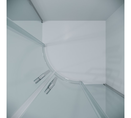 Душевое ограждение Grossman Classic 301.K33.04.9090.10.00 (90х90х195) четверть круга,раздвижная,хром,стекло прозрачное