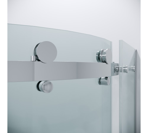 Душевое ограждение Grossman Classic 301.K33.04.9090.10.00 (90х90х195) четверть круга,раздвижная,хром,стекло прозрачное