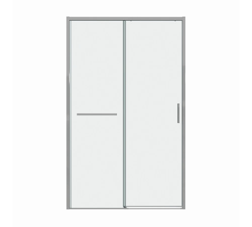 Дверь в нишу Grossman Style 100.K33.05.110.10.00 (110х195) хром,стекло прозрачное,раздвижная