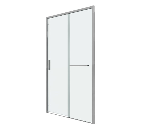 Дверь в нишу Grossman Style 100.K33.05.110.10.00 (110х195) хром,стекло прозрачное,раздвижная