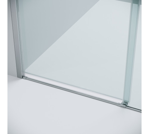 Дверь в нишу Grossman Style 100.K33.05.110.10.00 (110х195) хром,стекло прозрачное,раздвижная