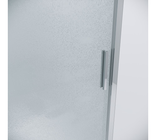 Дверь в нишу Grossman Style 100.K33.05.130.10.02 (130х195) хром,стекло шиншилла,раздвижная