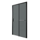 Дверь в нишу Grossman Style 100.K33.05.110.21.10 (110х195) черный матовый,стекло тонированное,раздвижная