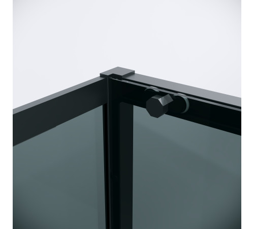 Боковая стенка Grossman Style 200.K33.05.90.21.10 (90х195) черный матовый,стекло тонированное