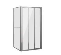 Душевое ограждение Grossman Alba1 GR-9090Al1 (90х90х190) квадрат,раздвижная