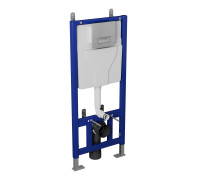 Комплект 2 в 1: Grossman инсталляция Classic 900.T1.01.00+клавиша смыва 800.T1.04.110.110 хром матовая