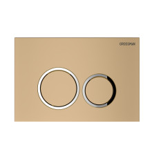 Клавиша смыва Grossman Galaxy 700.K31.01.310.310 золото матовый