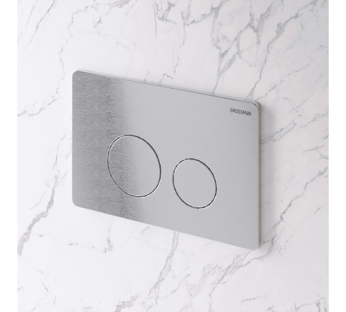 Клавиша смыва Grossman Style 700.K31.05.12M.12M хром сатиновый