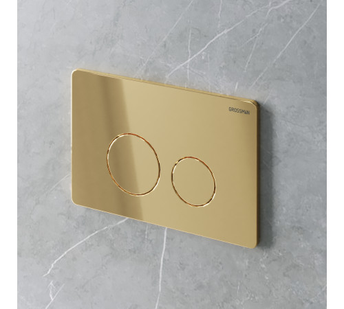 Клавиша смыва Grossman Style 700.K31.05.30M.30M золото глянцевый