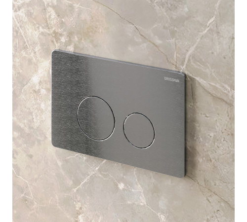 Клавиша смыва Grossman Style 700.K31.05.42M.42M графит сатиновый