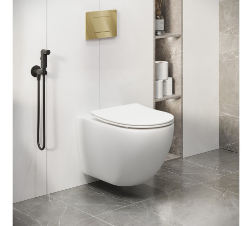 Комплект 3 в 1: Grossman инсталляция 900.K31.01.000+клавиша 700.K31.04.32M.32M золото сатиновый+унитаз GR-4411S