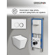Комплект 3 в 1: Grossman инсталляция 900.K31.01.000+клавиша 700.K31.01.000.000 белый+унитаз GR-4414S