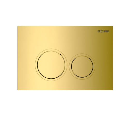 Комплект 3 в 1: Grossman инсталляция 900.K31.01.000+клавиша 700.K31.01.300.300 золото глянцевый+унитаз GR-4440S