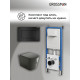 Комплект 3 в 1: Grossman инсталляция 900.K31.01.000+клавиша 700.K31.04.21M.21M черный матовый+унитаз GR-4441BMS