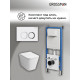 Комплект 3 в 1: Grossman инсталляция 900.K31.01.000+клавиша 700.K31.02.000.000 белый+унитаз GR-4441S