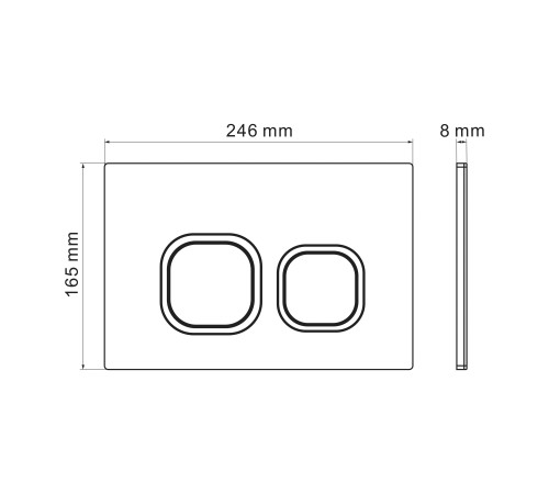 Комплект 3 в 1: Grossman инсталляция 900.K31.01.000+клавиша 700.K31.02.100.100 хром глянцевый+унитаз GR-4441S