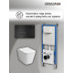 Комплект 3 в 1: Grossman инсталляция 900.K31.01.000+клавиша 700.K31.03.210.210 черный матовый+унитаз GR-4441S
