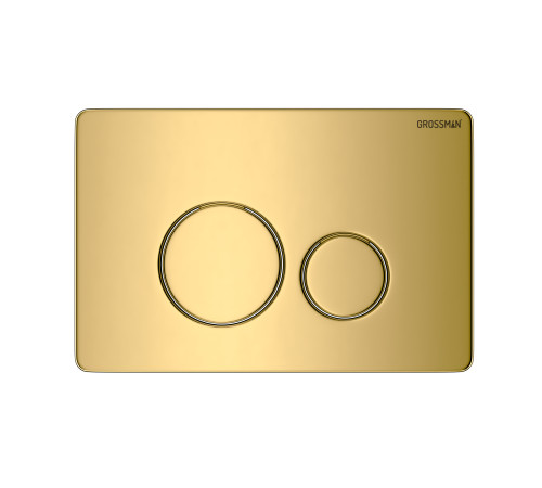 Комплект 3 в 1: Grossman инсталляция 900.K31.01.000+клавиша 700.K31.05.30M.30M золото глянцевый+унитаз GR-4441S