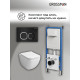 Комплект 3 в 1: Grossman инсталляция 900.K31.01.000+клавиша 700.K31.02.210.210 черный матовый+унитаз GR-4447S