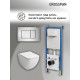 Комплект 3 в 1: Grossman инсталляция 900.K31.01.000+клавиша 700.K31.04.12M.12M хром сатиновый+унитаз GR-4447S