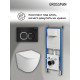 Комплект 3 в 1: Grossman инсталляция 900.K31.01.000+клавиша 700.K31.02.210.210 черный матовый+унитаз GR-4455S