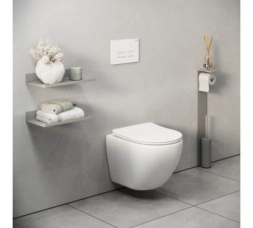 Комплект 3 в 1: Grossman инсталляция 900.K31.01.000+клавиша 700.K31.03.000.000 белый+унитаз GR-4455S