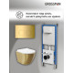 Комплект 3 в 1: Grossman инсталляция 900.K31.01.000+клавиша 700.K31.02.300.300 золото глянцевый+унитаз GR-4455GWS