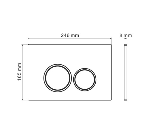 Комплект 3 в 1: Grossman инсталляция 900.K31.01.000+клавиша 700.K31.01.110.110 хром матовый+унитаз GR-4477BMS