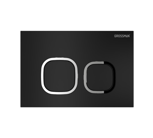 Комплект 3 в 1: Grossman инсталляция 900.K31.01.000+клавиша 700.K31.02.210.210 черный матовый+унитаз GR-4477BMS