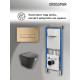 Комплект 3 в 1: Grossman инсталляция 900.K31.01.000+клавиша 700.K31.03.310.310 золото матовый+унитаз GR-4477BMS