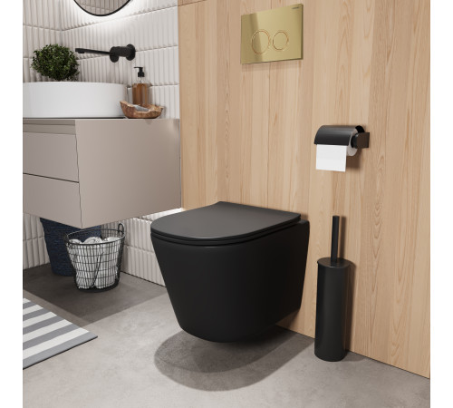 Комплект 3 в 1: Grossman инсталляция 900.K31.01.000+клавиша 700.K31.01.300.300 золото глянцевый+унитаз GR-4477BMSQ