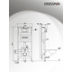 Комплект 3 в 1: Grossman инсталляция 900.K31.01.000+клавиша 700.K31.03.310.310 золото матовый+унитаз GR-4477BMSQ