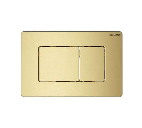 Комплект 3 в 1: Grossman инсталляция 900.K31.01.000+клавиша 700.K31.04.32M.32M золото сатиновый+унитаз GR-4478S