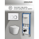 Комплект 3 в 1: Grossman инсталляция 900.K31.01.000+клавиша 700.K31.02.000.000 белый+унитаз GR-4478SQ