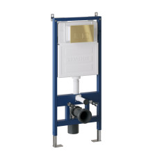 Комплект 2 в 1: Grossman инсталляция Cosmo 900.K31.01.000+клавиша смыва 700.K31.02.300.300 золото глянцевый